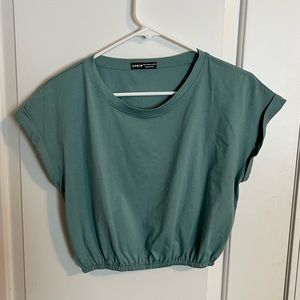 Teal shirt